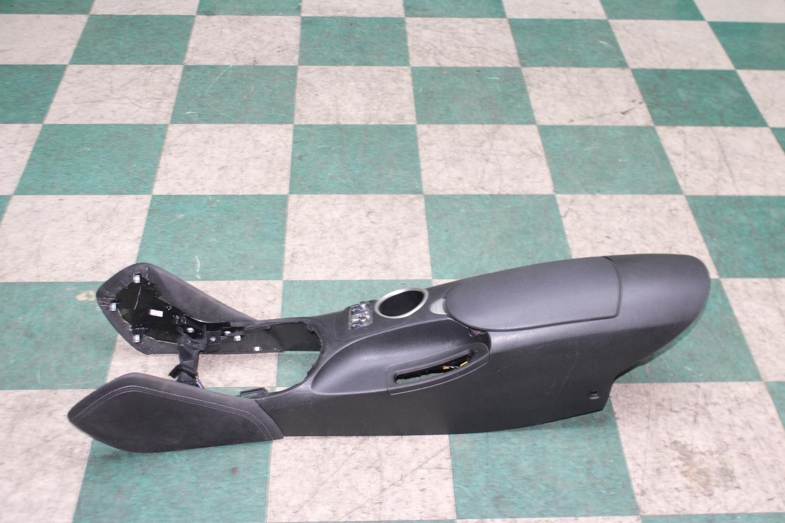 10-17 370z Touring AT Black Floor Center Console Storage Bin w/ Navigation OEM