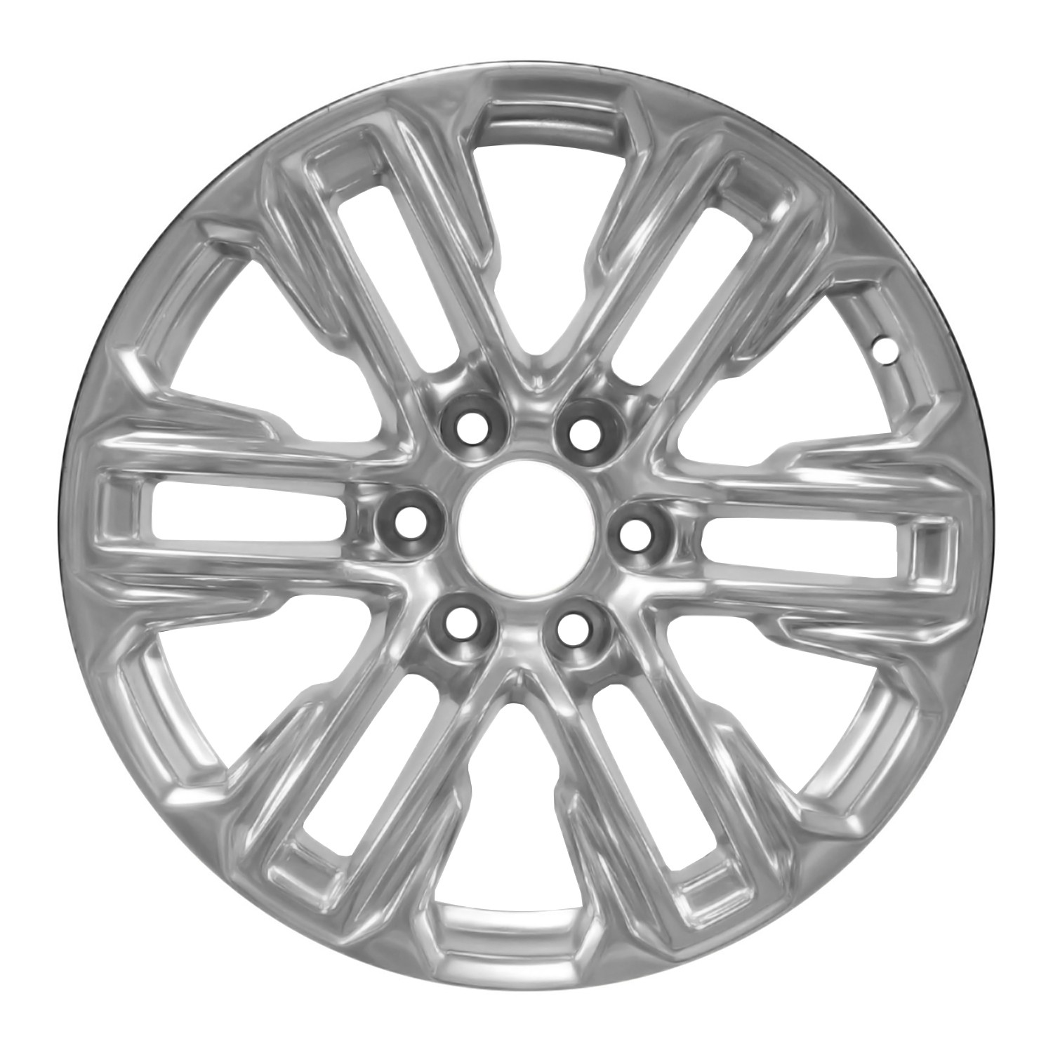 20x9 12 Spoke Refurbished Aluminum Wheel Metallic Polished 560-95001