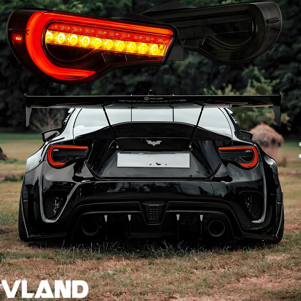 VLAND Smoke LED Tail Lights For 2013-20 Subaru BRZ/ Scion FR-S 17-20 Toyota 86 VLAND Smoke LED Tail Lights For 2013-20 Subaru BRZ/ Scion FR-S 17-20 Toyota 86
