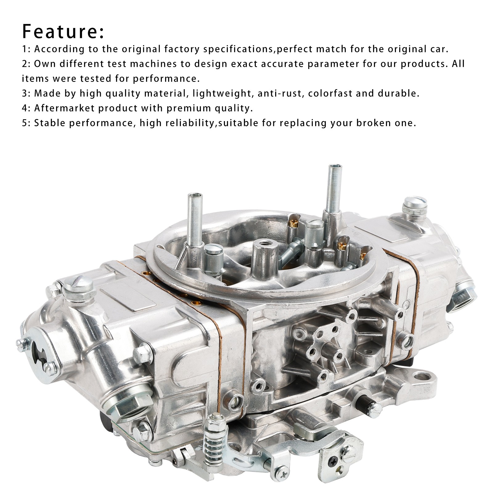 Quick Fuel 850 CFM Carburetor 4150 Mechanical BR67201 For  Brawler Race