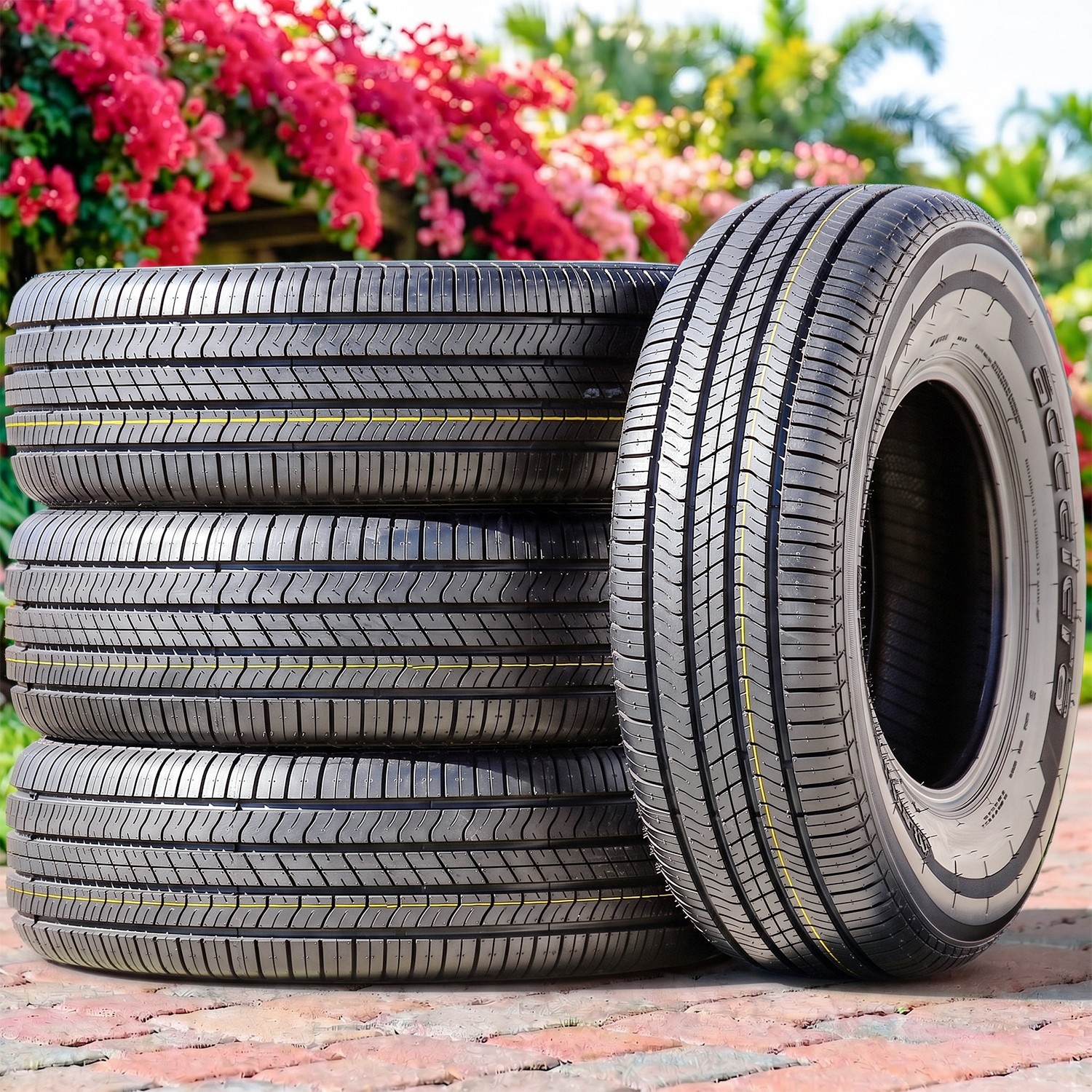 4 Accelera Omikron H/T 245/70R16 107H All Season Tires 55k Mi Warranty 600AA