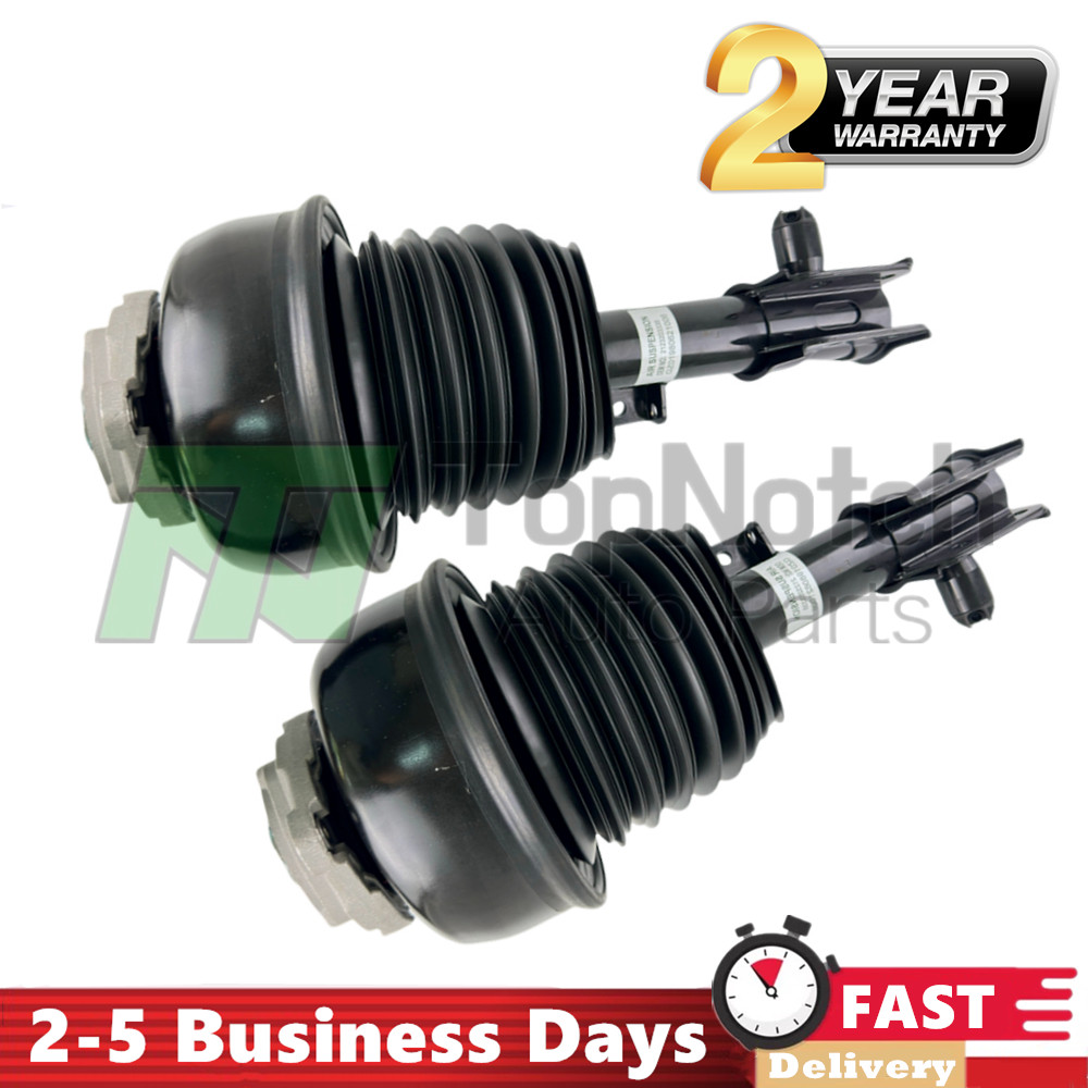 2x Front Air Shock Strut Fit Mercedes Benz E CLASS W218 W212 CLS400 CLS63 4Matic