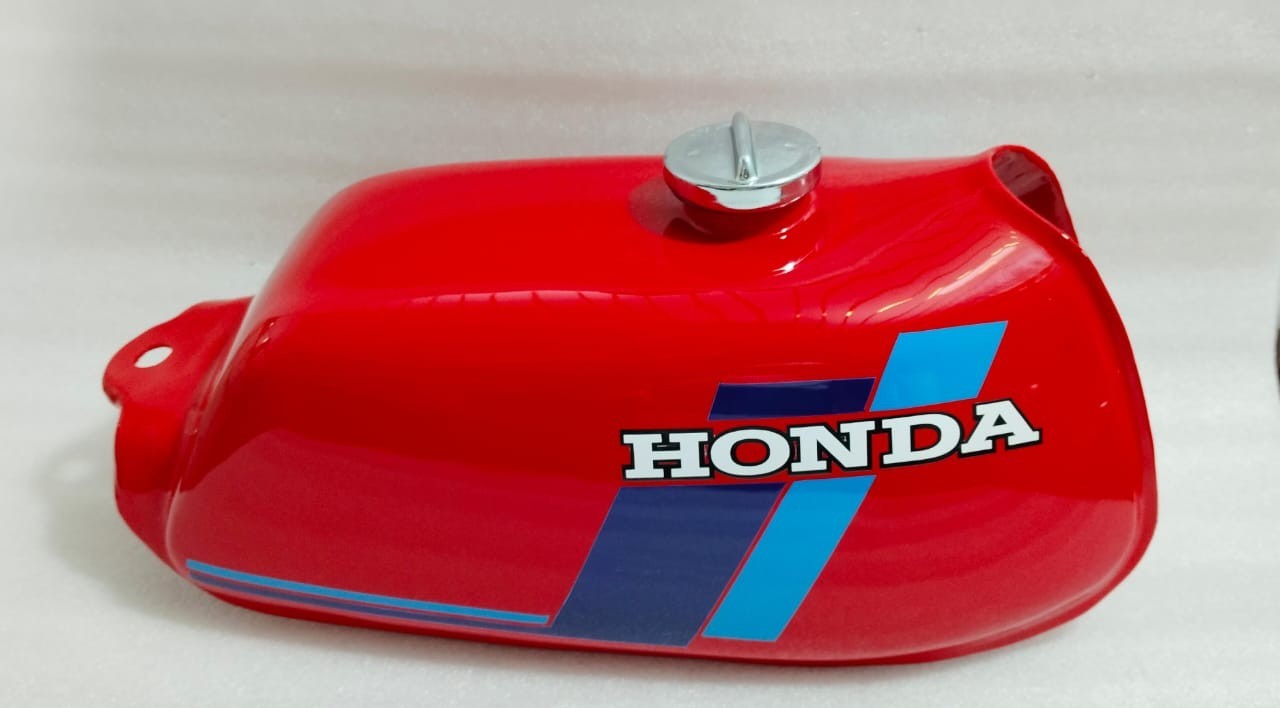 Honda ATC70 Red Painted Steel Fuel Petrol Tank 1978-1985 Model Fit