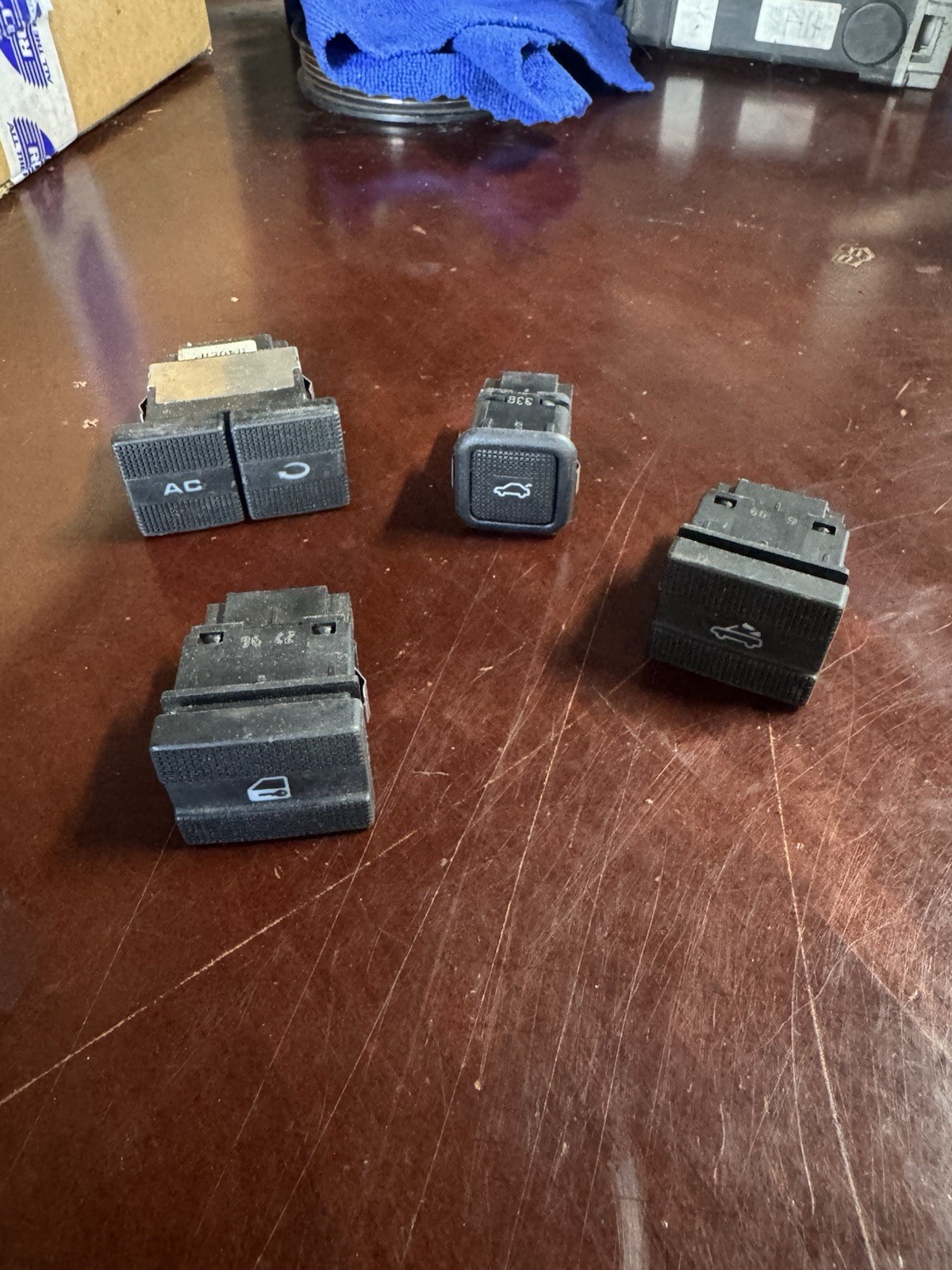93-02 VW Cabriolet Interior Switches (LOT) OEM VW Volkswagen