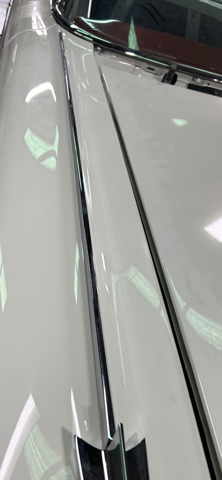 1959 CHEVY IMPALA CONV 2 dr 4 dr TOP FENDER SPEARS TRIM MOLDING NEW  (CHROME)