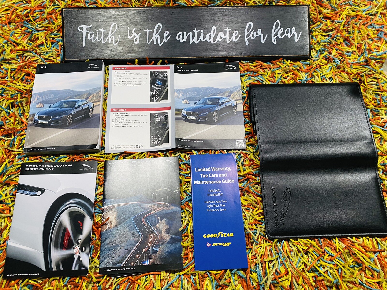 2019 JAGUAR XJ L XJL XJR V8 OWNERS MANUAL SET +NAVI INFO PORTFOLIO SPORT 3.0 5.0