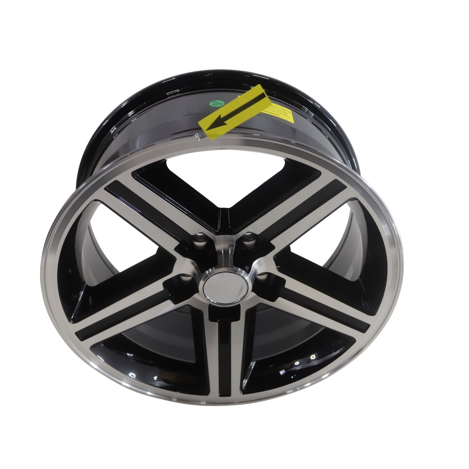 Rev Wheels 652MB-8834 652 Series IROC, 18x8, 5x4.75, 4.5BS, Black