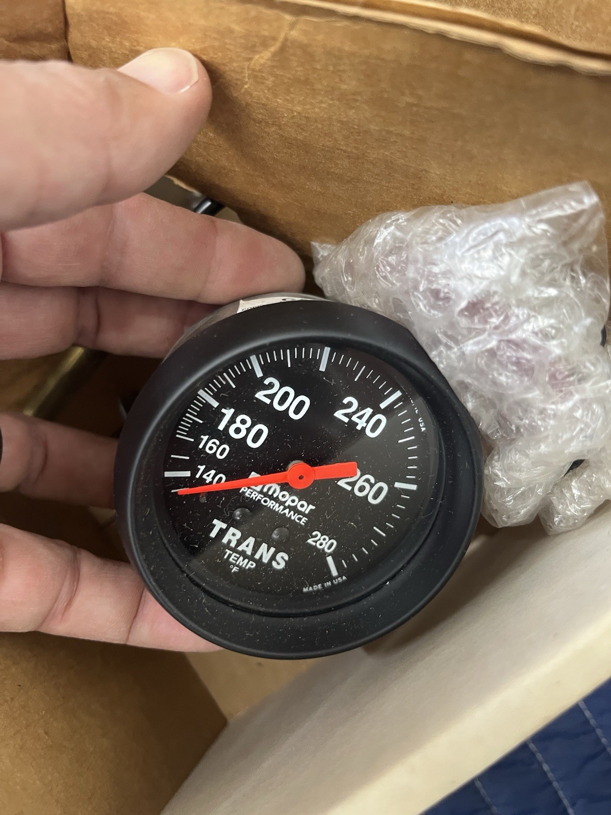 NOS Mopar P4529155 Transmission Temp Gauge Mechanical Chrysler Performance