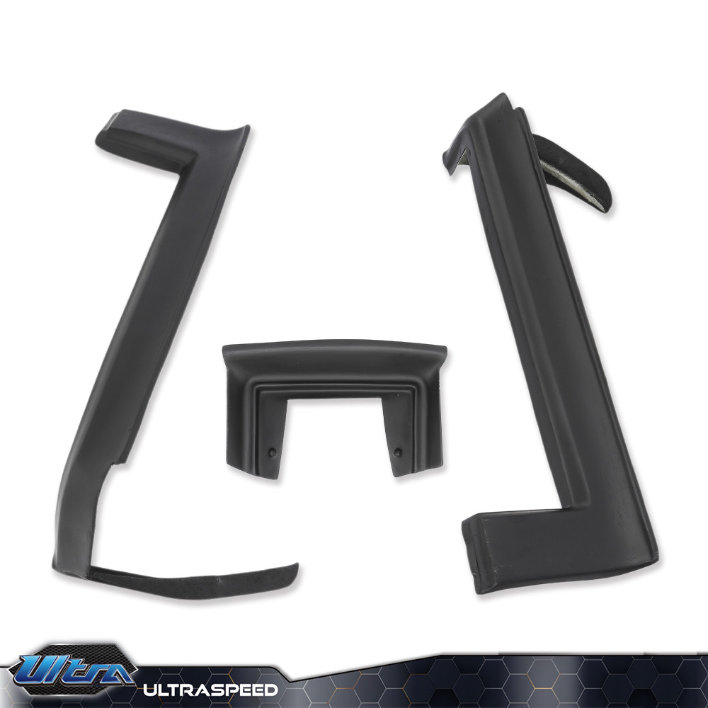 3PCS Fit For 1975-1976 Fits Buick Lesabre Rear Fiberglass Frp Bumper Fillers