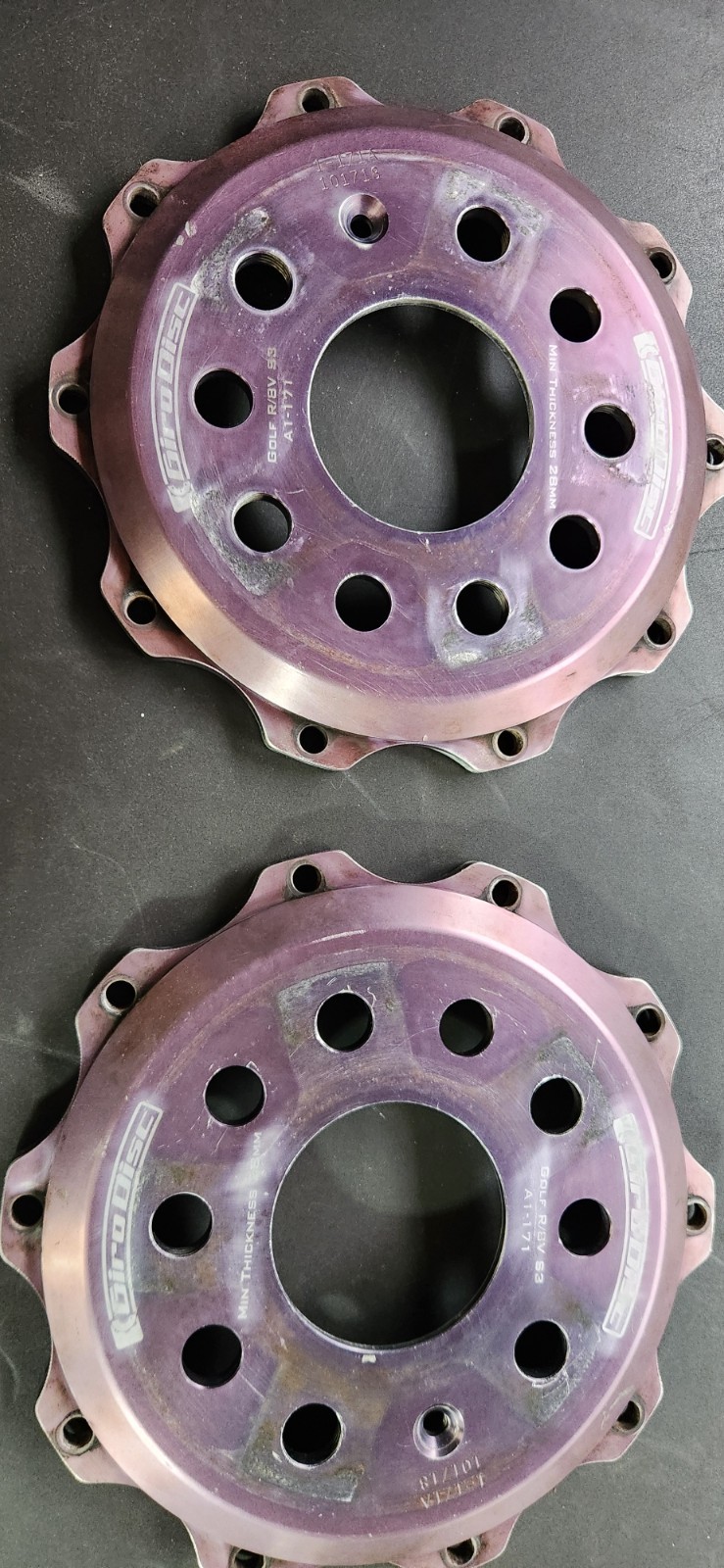 Girodisc rotor hats