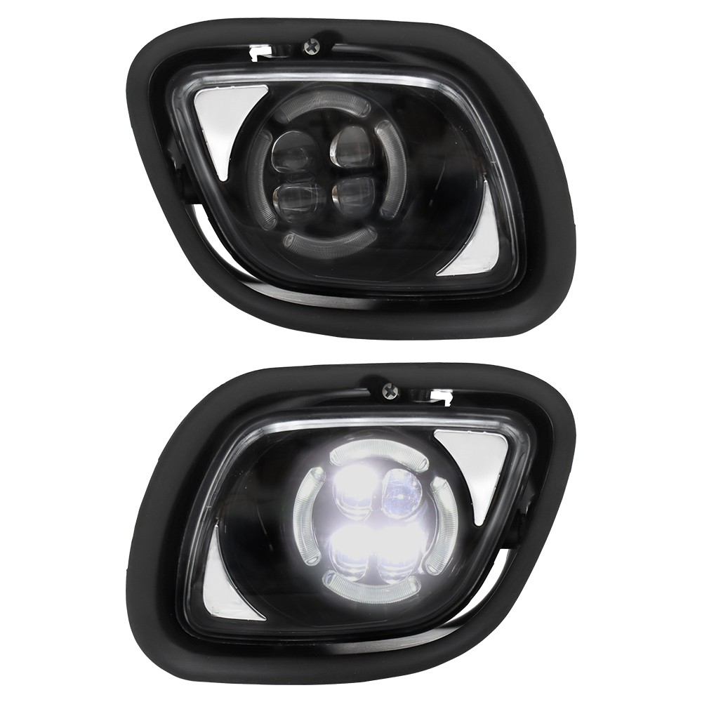 For 2008-2016 Freightliner Cascadia Pair Fog Lights Assembly LED Pair