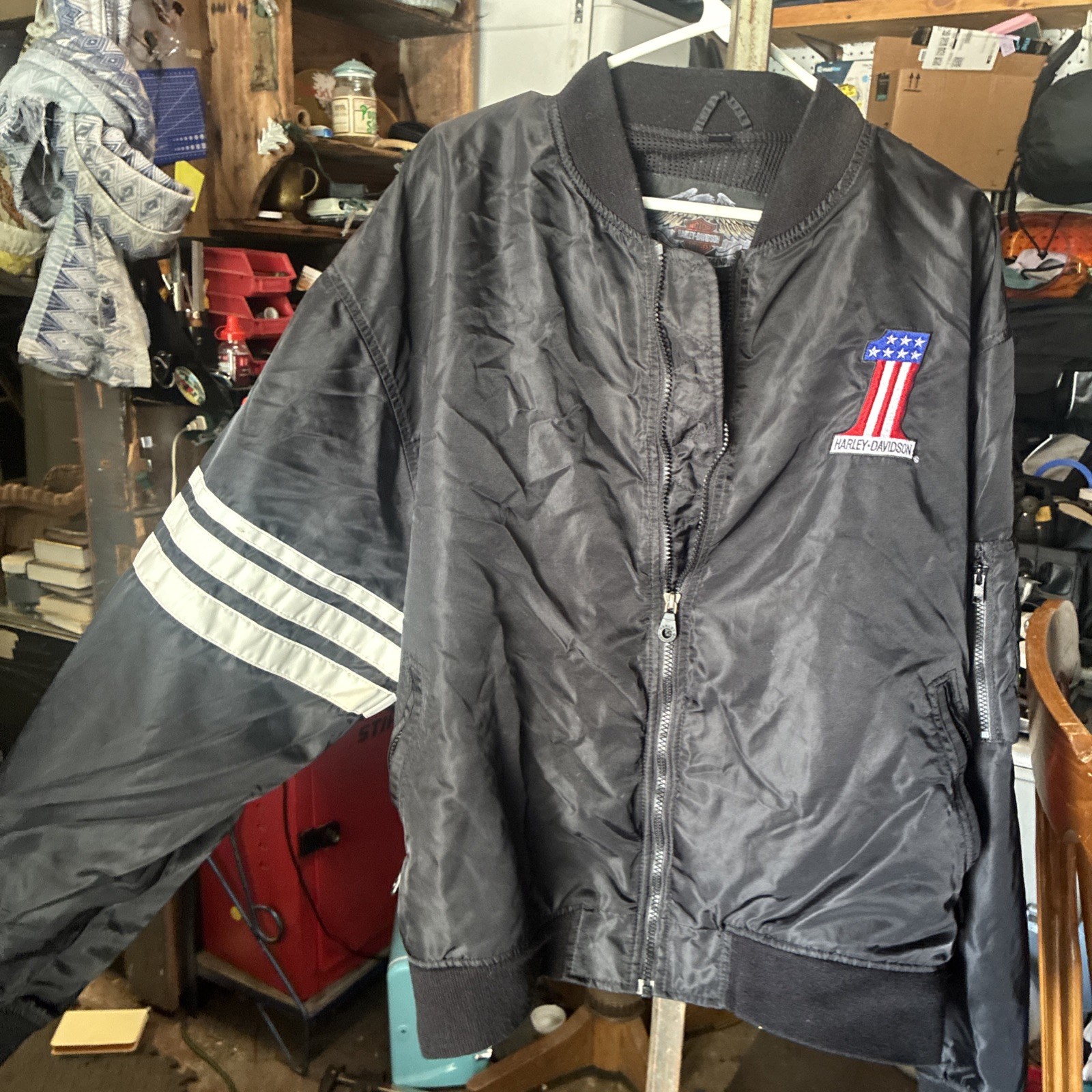 Vintage 2000’S Harley-Davidson Motorcycle Men's Black Jacket Sz XL Made in USA Vintage 2000’S Harley-Davidson Motorcycle Men's Black Jacket Sz XL Made in USA
