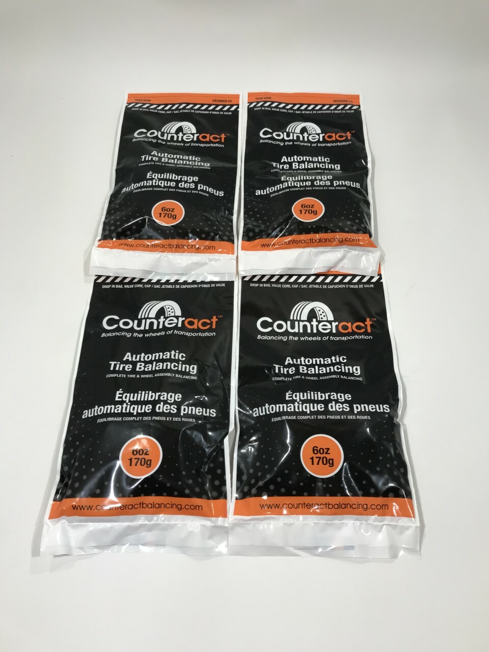 4 - 6oz Counteract Tire Balance Bead Bags🔖🔧🗽