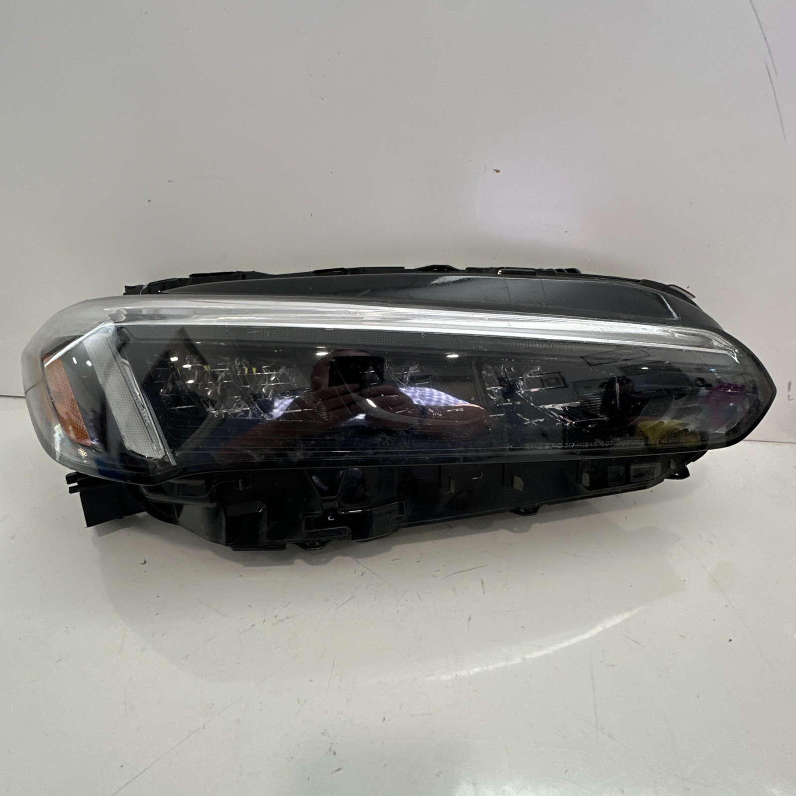 Fits 2022-2026 Honda Civic Passenger Right RH LED Headlight w/ Black Trim - DEPO
