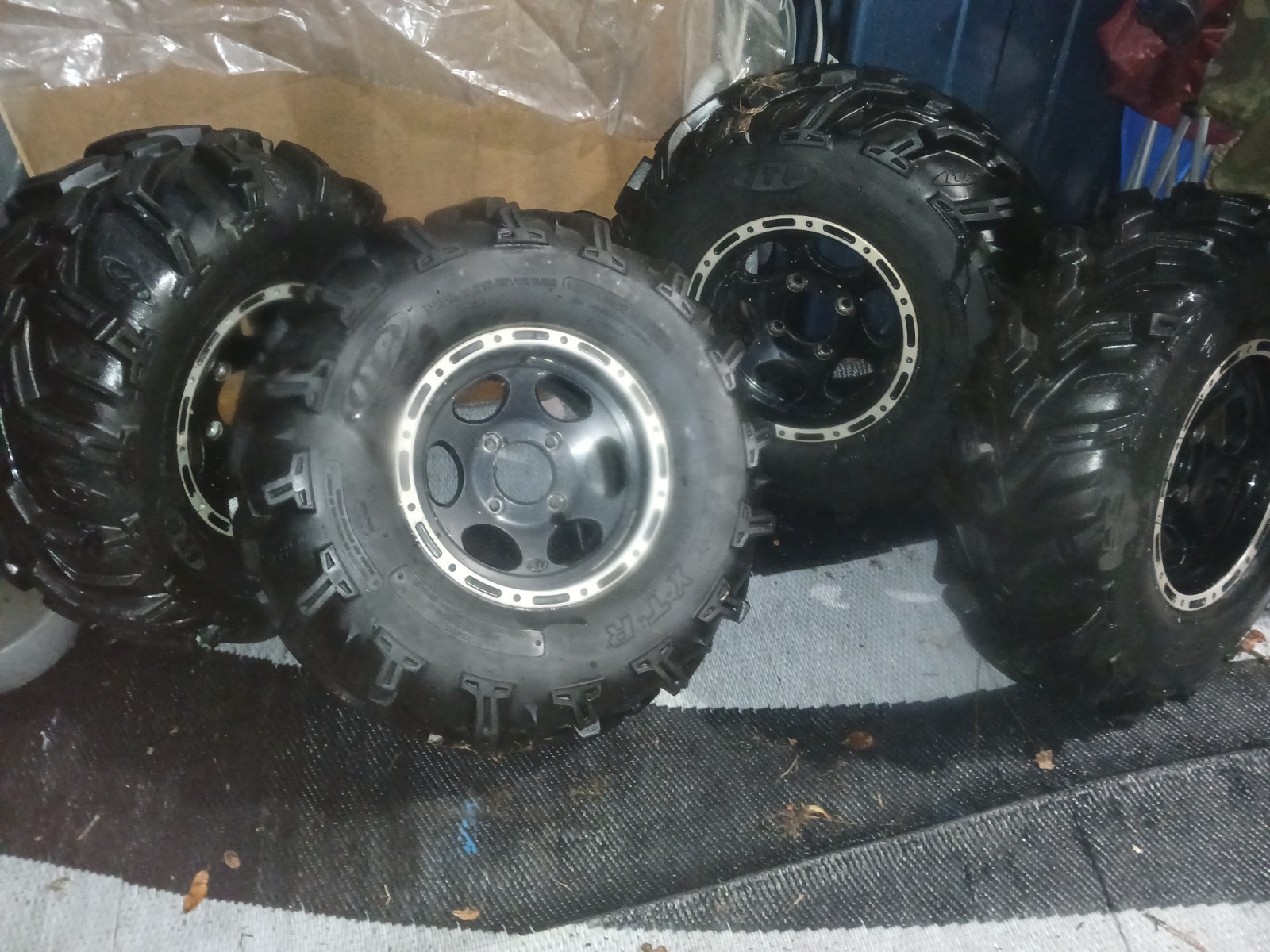 Itp 26X11.00R12 NHS 80f Mud Terrain and Itp Rims Black Itp 26X11.00R12 NHS 80f Mud Terrain and Itp Rims Black
