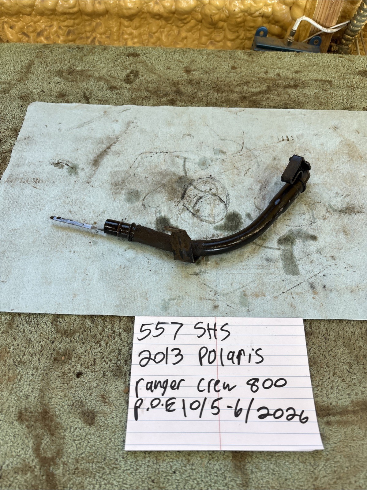 2013 Polaris Ranger Crew 800 Oil Dipstick With Tube Holder 557