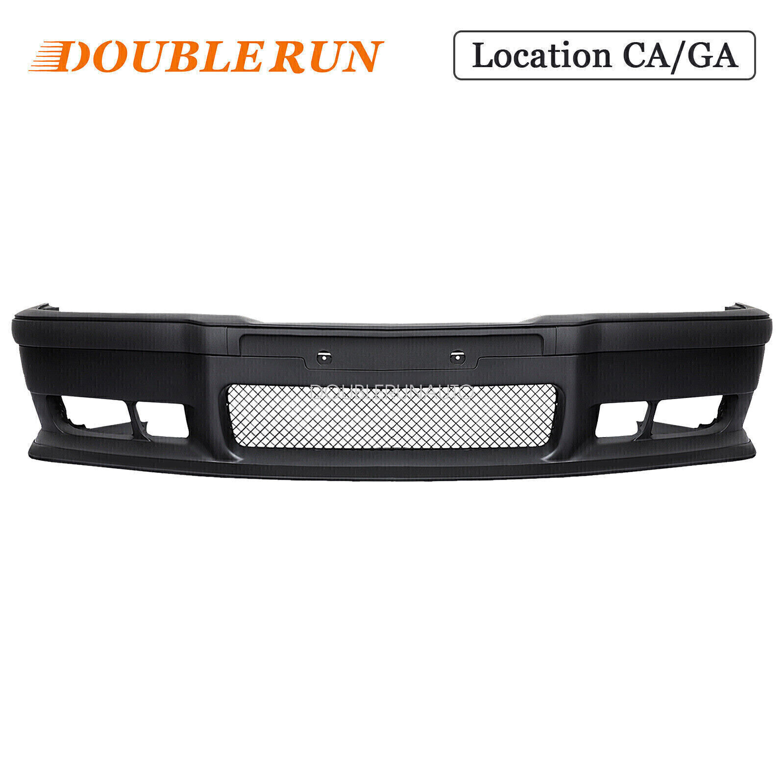Fit 92-98 BMW E36 3Series 1Pc M3 Style Replacement Front Bumper Body Kit+Grille