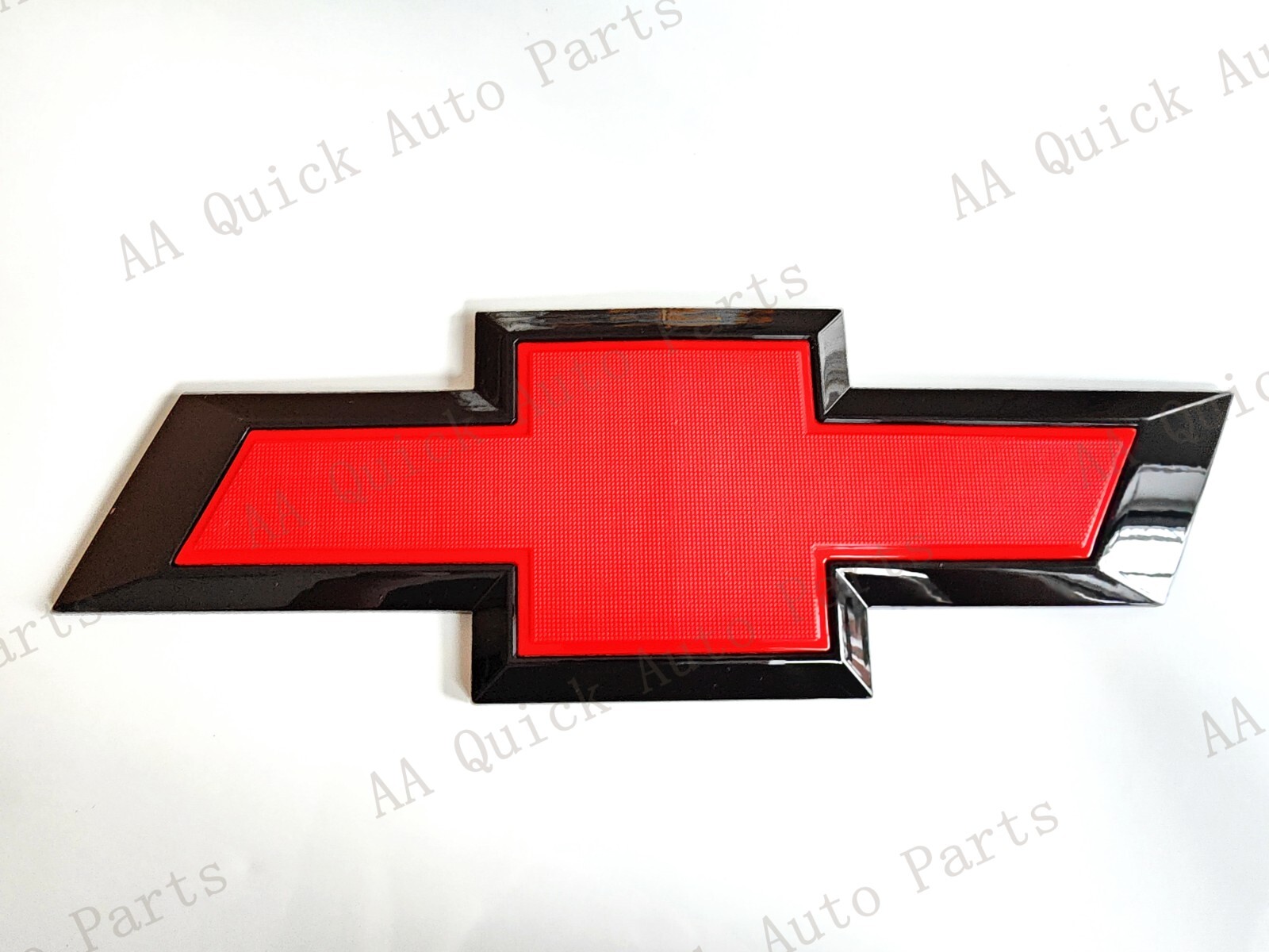 Rear Gloss Black Red Bowtie Emblem 2014-2026 Chevy Silverado 1500 2500HD 3500HD