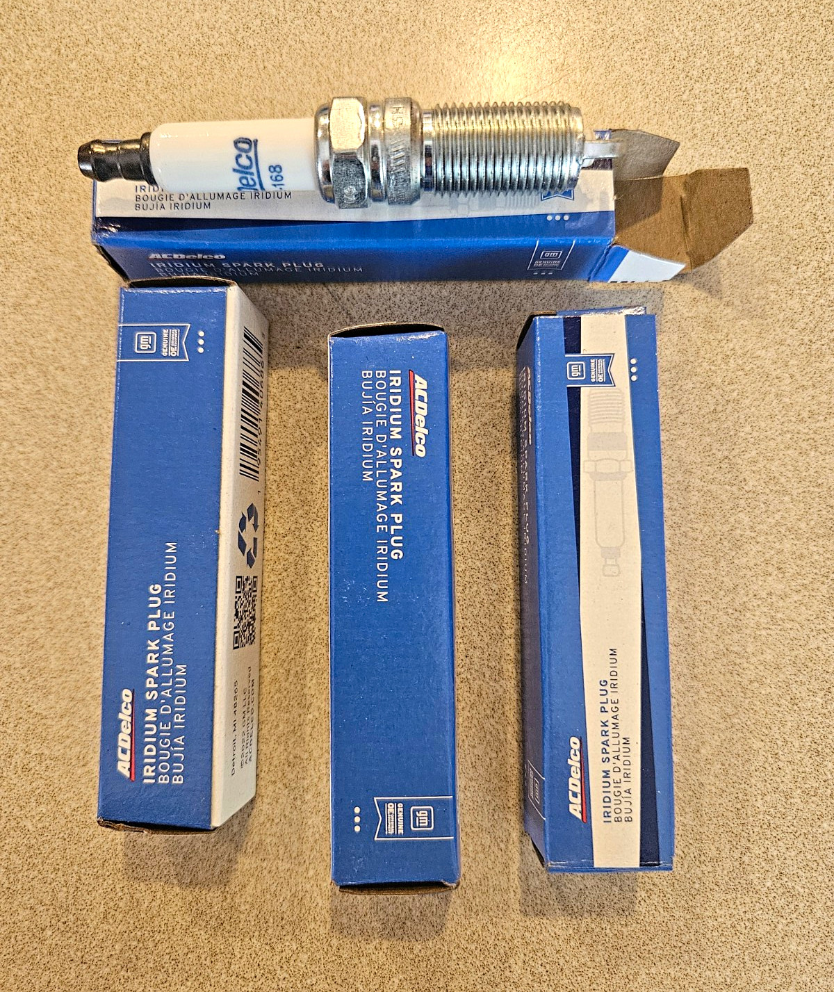 19459511 AC Delco GM Original Equipment Spark Plug Pack Of Four NEW 19459511 AC Delco GM Original Equipment Spark Plug Pack Of Four NEW