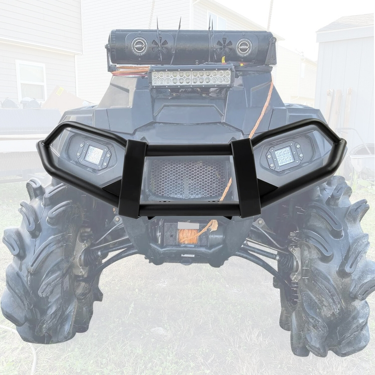 For 2010-2024 Polaris Front Bumper Brush Guard Touring XP Sportsman 1000 850 550
