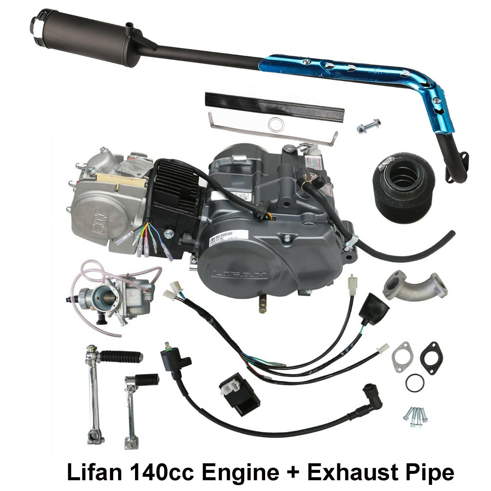 Racing Lifan 140cc Engine Motor Kit for Pit Bike CT90 CRF50 SSR 70cc 110cc 125cc