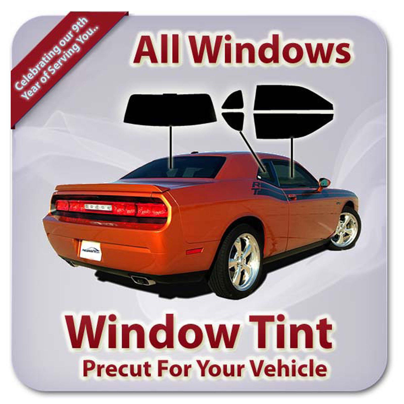Precut Window Tint For Audi S8 2007-2009 (All Windows)
