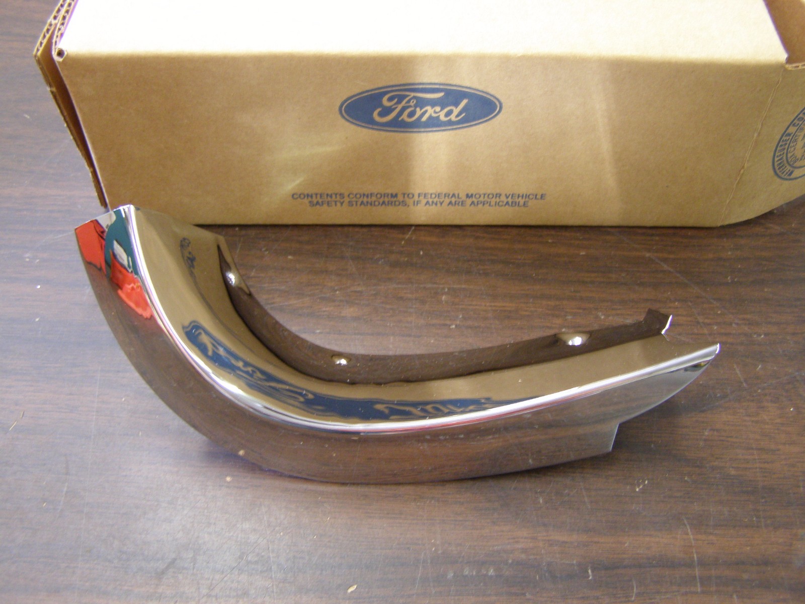 NOS OEM Ford 1957 Thunderbird Grille Opening Moulding Trim T-Bird Chrome RH