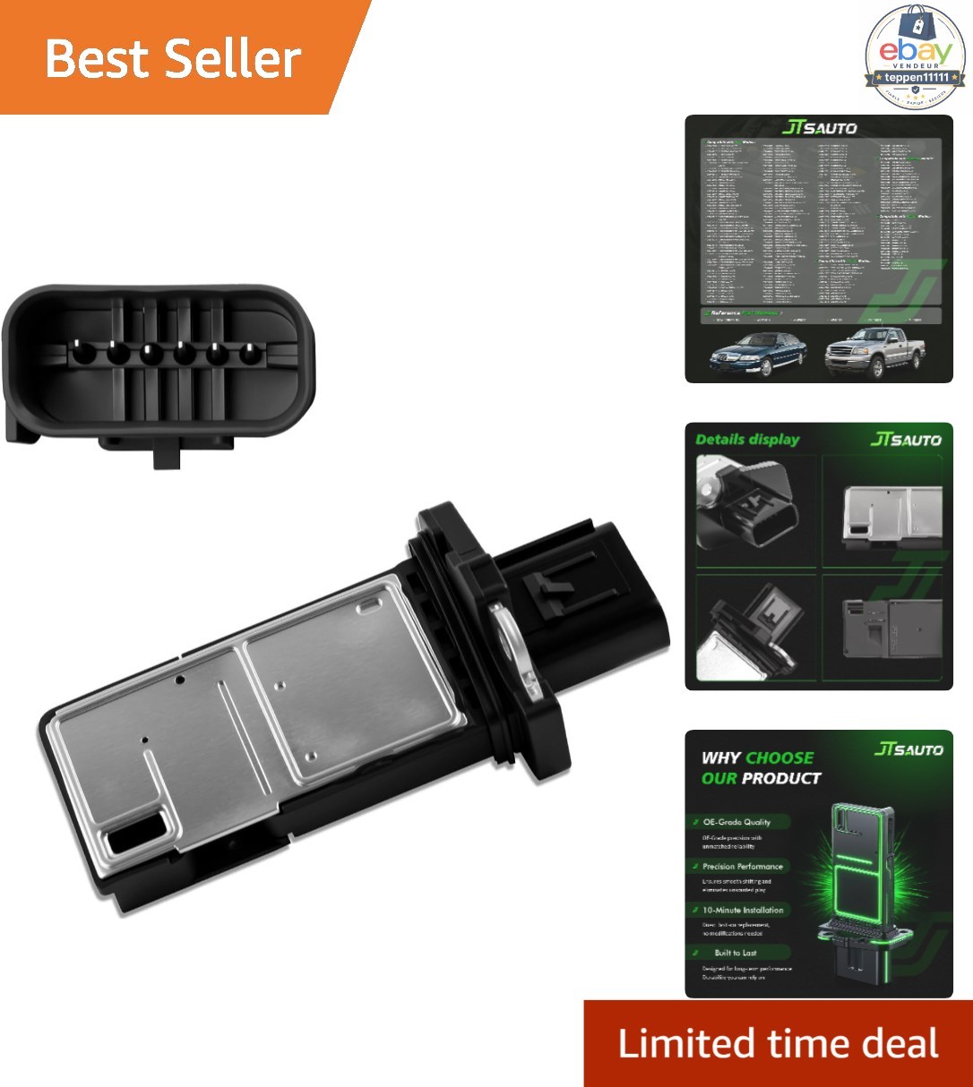 MAF Mass Air Flow Sensor for 2004-2010 F150, 2004-2014 E-150, 2004-2014 Explorer