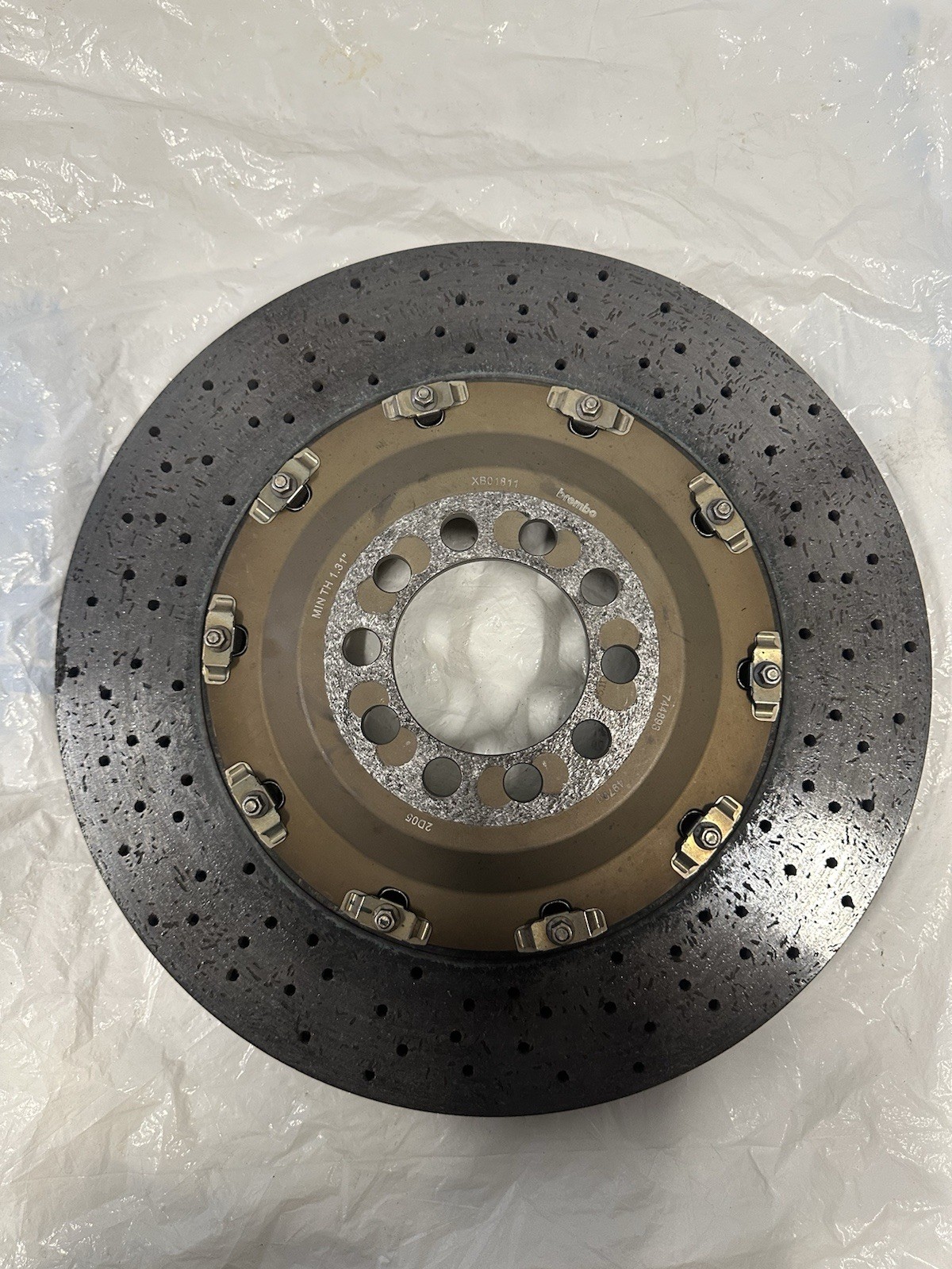 BREMBO XB01811 - FERRARI 458 CHALLENGE CARBON CERAMIC REAR BRAKE ROTOR 271703