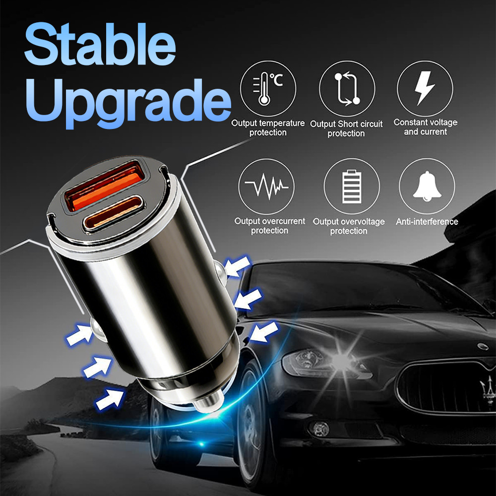 2 USB Port Fast Car Charger Adapter for iPhone Samsung Android Cell Phone USA