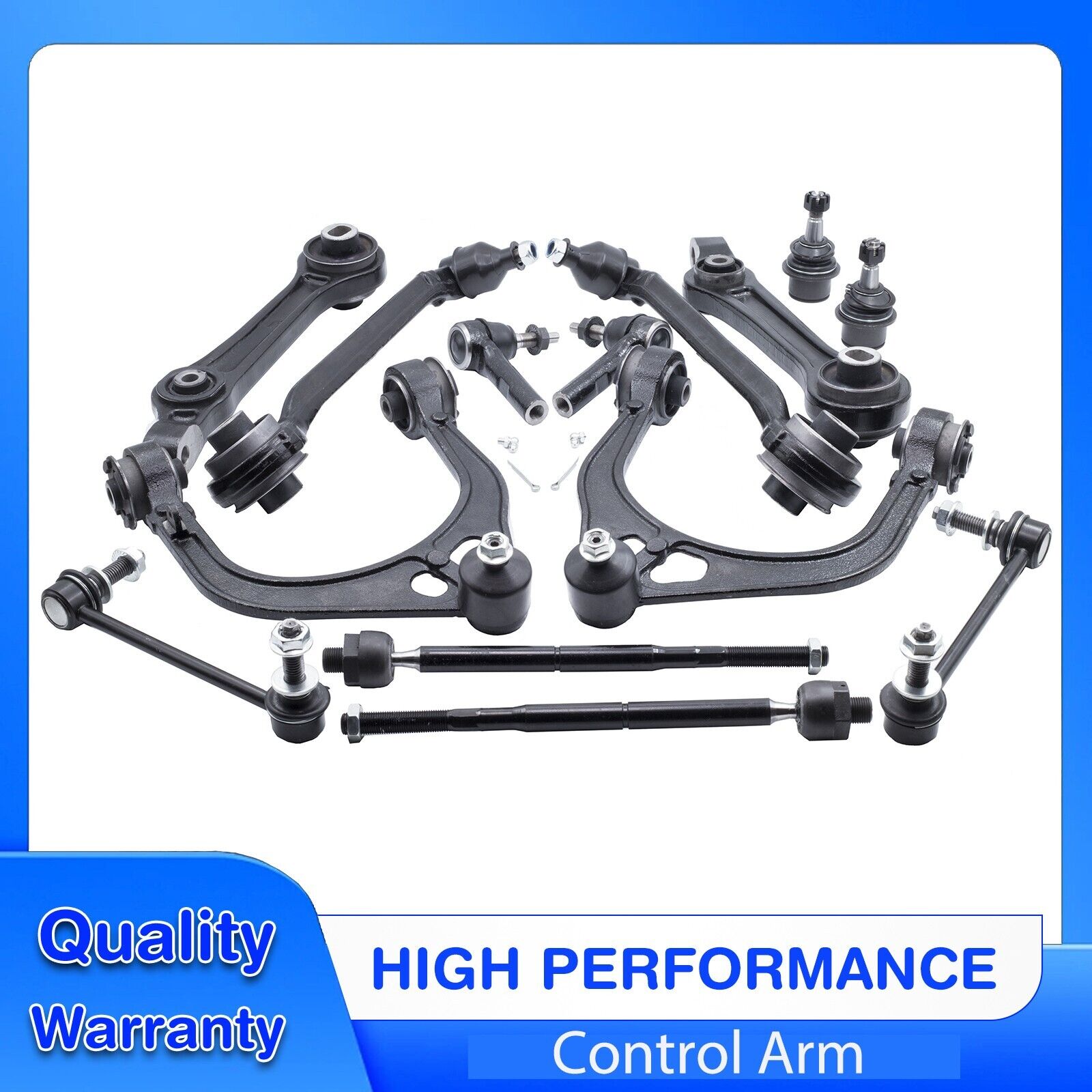 14pc RWD Control Arm Kits Tie Rods for Dodge Challenger Charger 2005 2006-2010