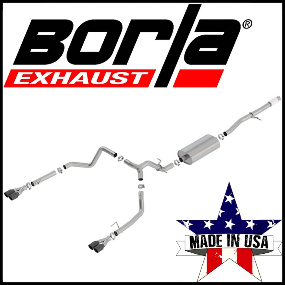 Borla Touring Cat-Back Exhaust System fits 2019-24 Silverado Sierra 1500 5.3L V8