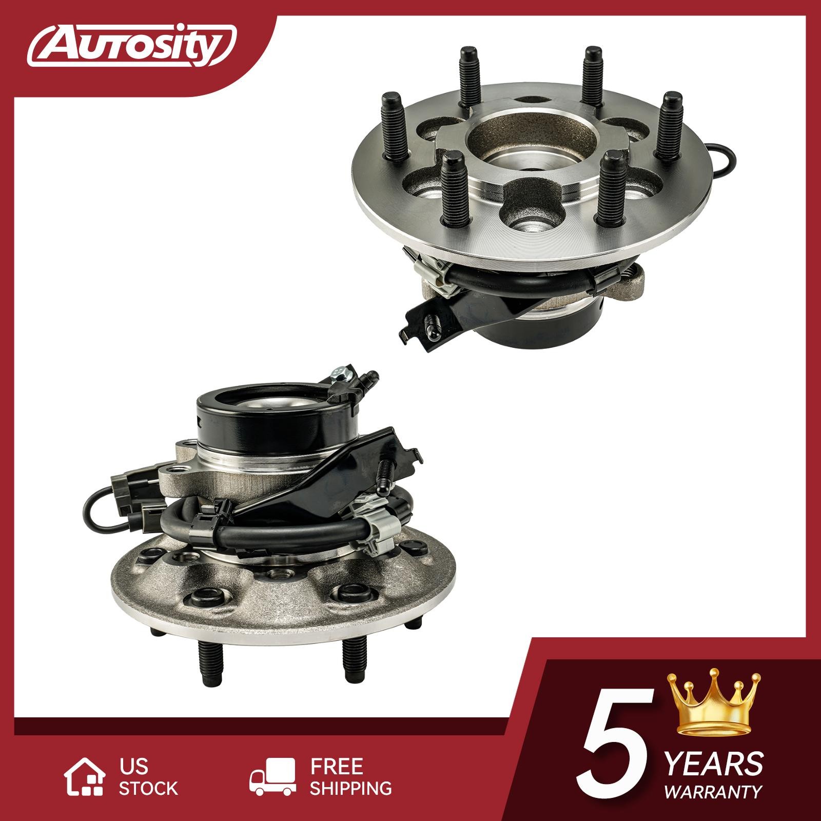 2WD Pair Front Wheel Bearing and Hubs for Chevy Colorado GMC Canyon Isuzu I-280
