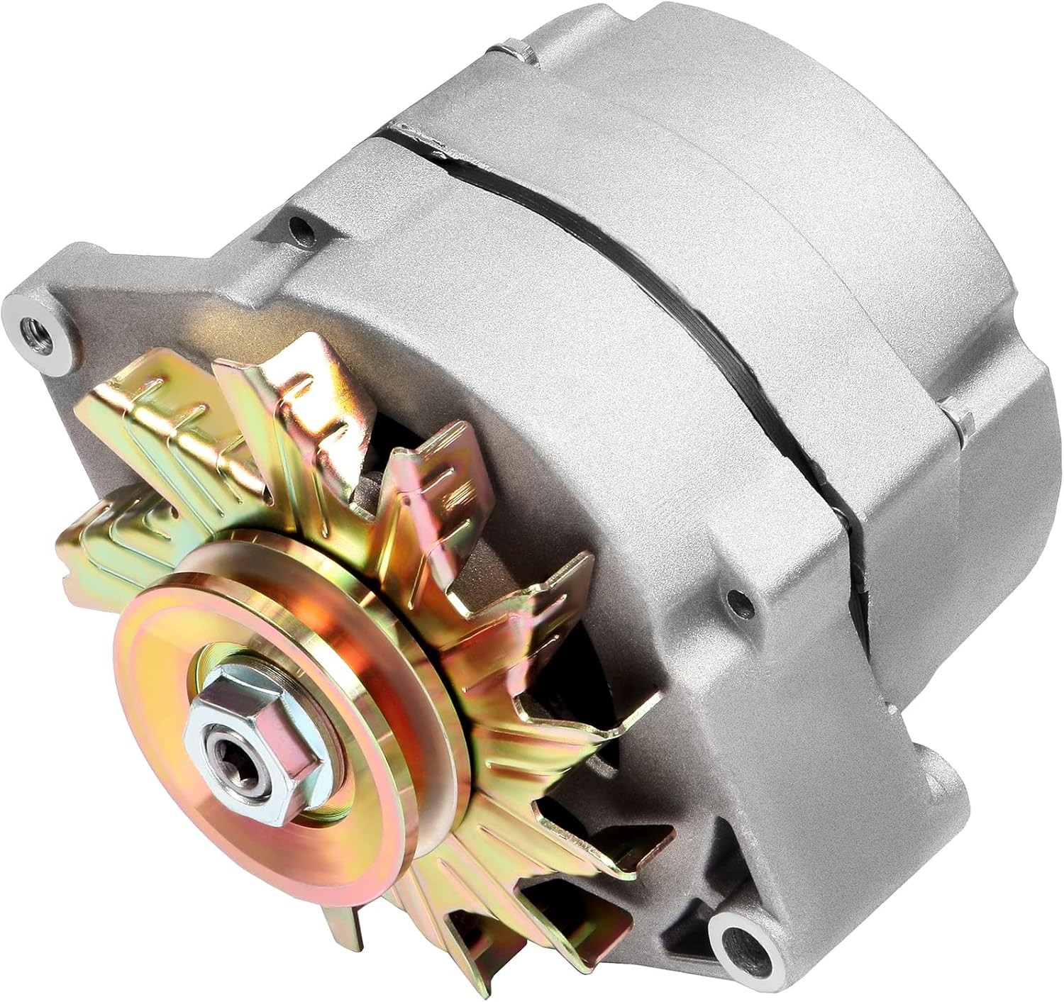 New Alternator Fit for High Output 105Amp 3-Wire 10SI Self-exciting SBC BBC... New Alternator Fit for High Output 105Amp 3-Wire 10SI Self-exciting SBC BBC...