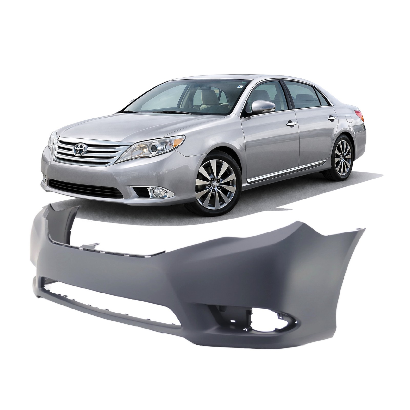 2011-2012 Toyota Avalon Sedan Primed Front Bumper Cover TO1000371 5211907909