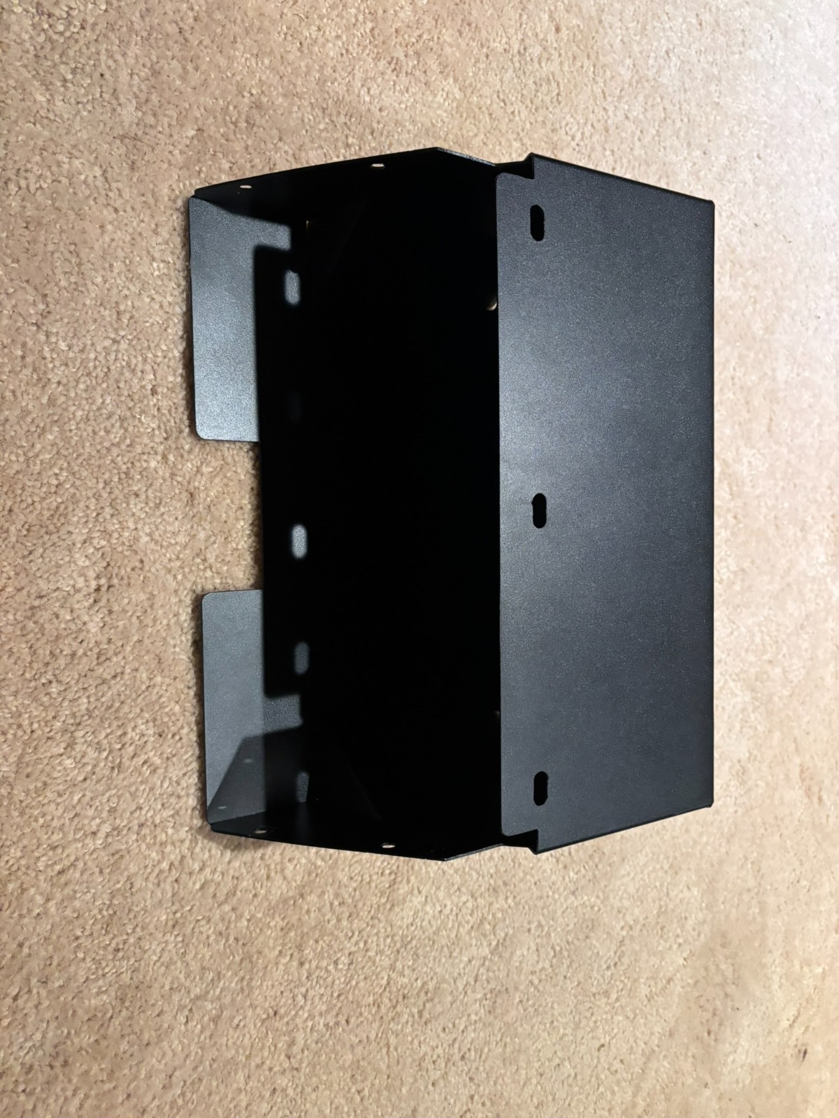 240z Aluminum Glove Box Powder Coated Black - Skillard