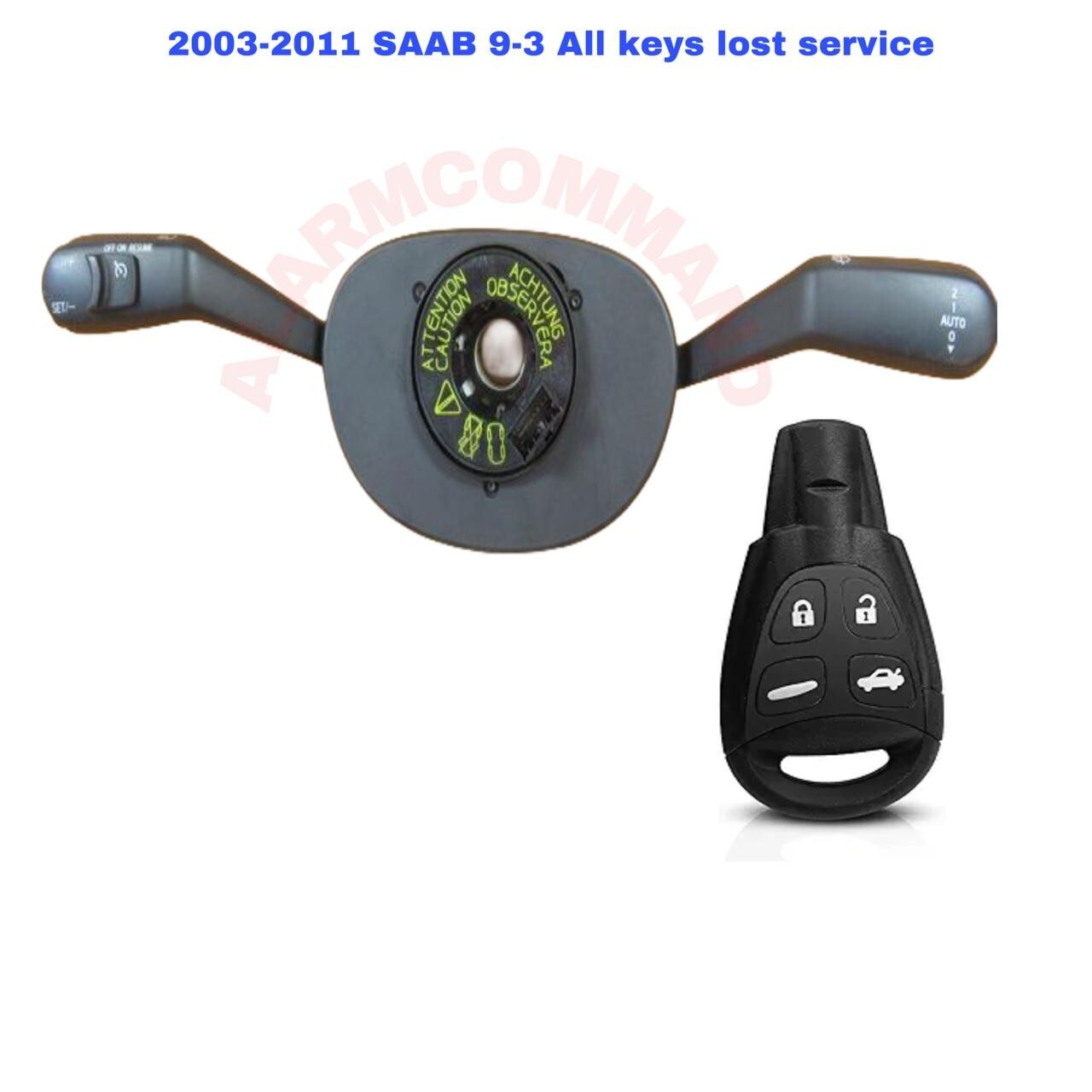 SAAB 9-3 2003-2011 CIM Key Programming Service All Keys Lost or Add a Key 