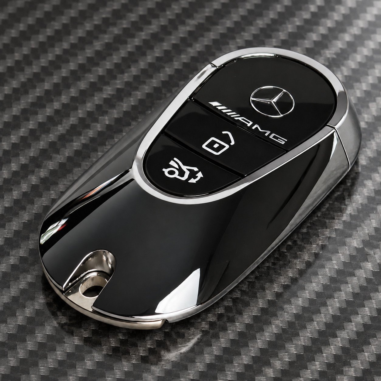 Mercedes AMG Key Fob Shell, Luxury Display Piece, Keychain, Collector Gift