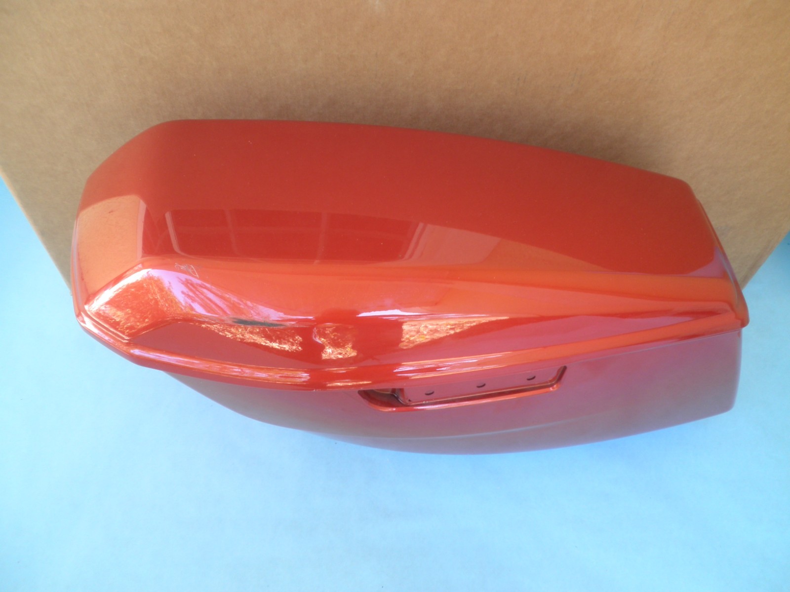 2024-2026 HARLEY OEM  FLHX STREET GLIDE WHISKEY FIRE LEFT SADDLEBAG WITH LID