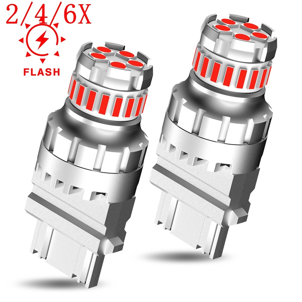 2/4/6X 3157 3156 LED DRL Turn Signal Light Bulbs 4157na 3457a Strobe Flashing