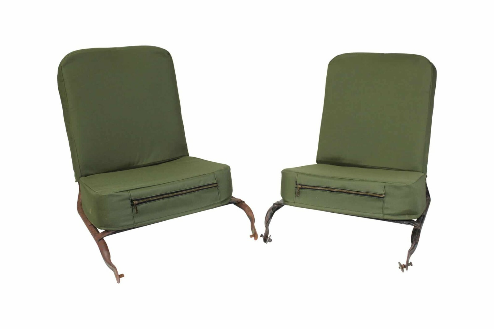 2 Sunbrella Seat covers/foam Jeep Willys CJ2A Cj3A CJ3B