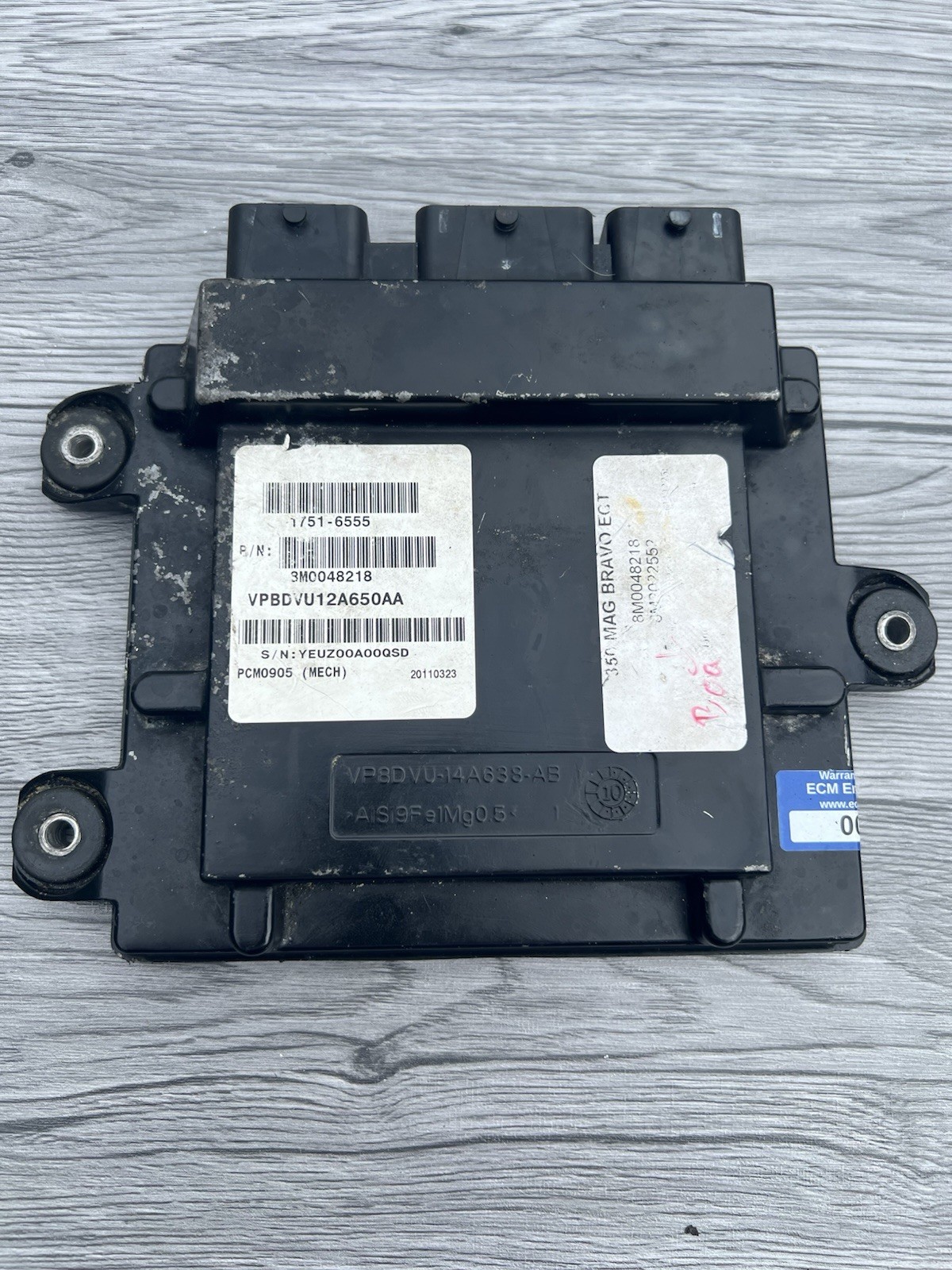 2012 Mercruiser  ECM Module For MAG 350 MPI Bravo lll 