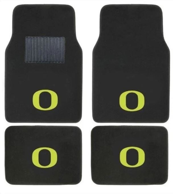 New NCAA Oregon Ducks Car Truck Front Rear Back Carpet Floor Mats Set New NCAA Oregon Ducks Car Truck Front Rear Back Carpet Floor Mats Set