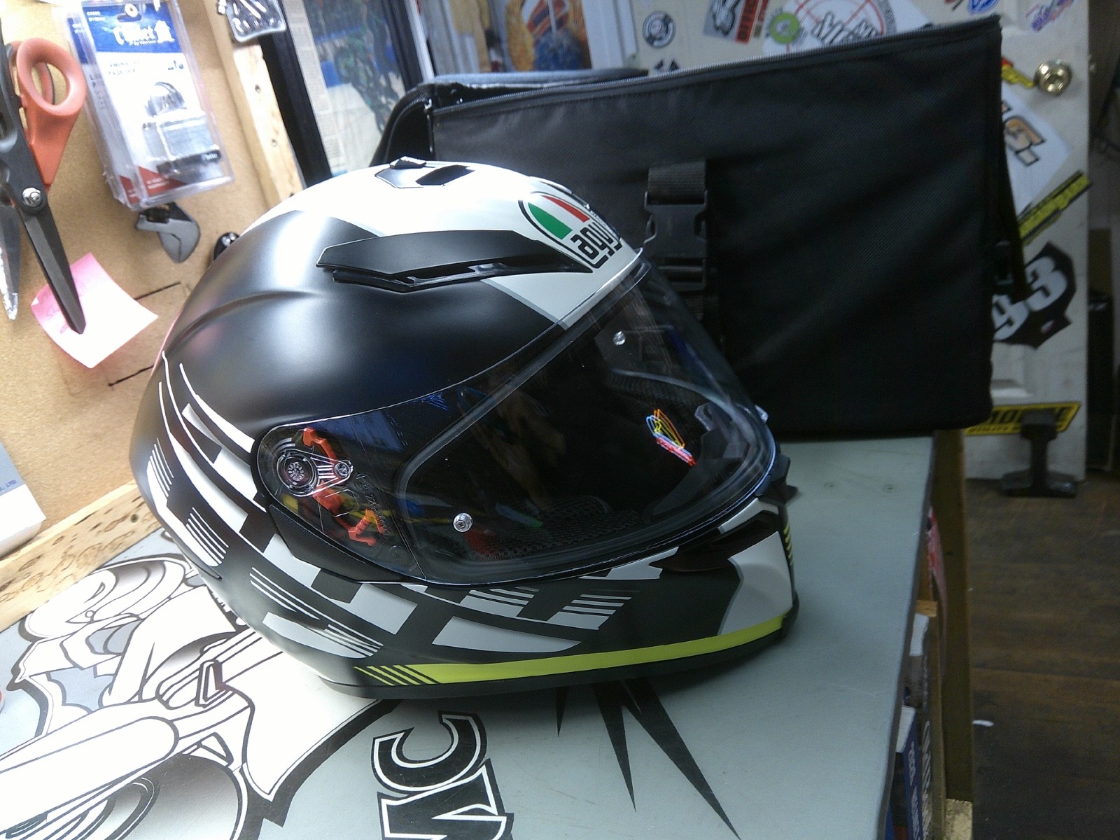 AGV K5 S Darkstorm Helmet size medium 7 1/4