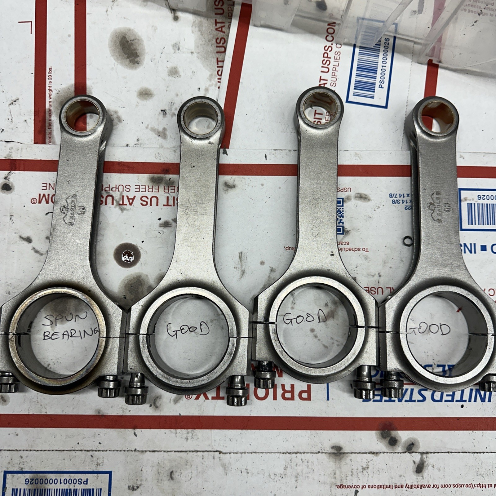 Eagle Forged H Beam Rods DC Acura Integra GSR B18C1 Type R B18C B18C5 CRS5430A3D
