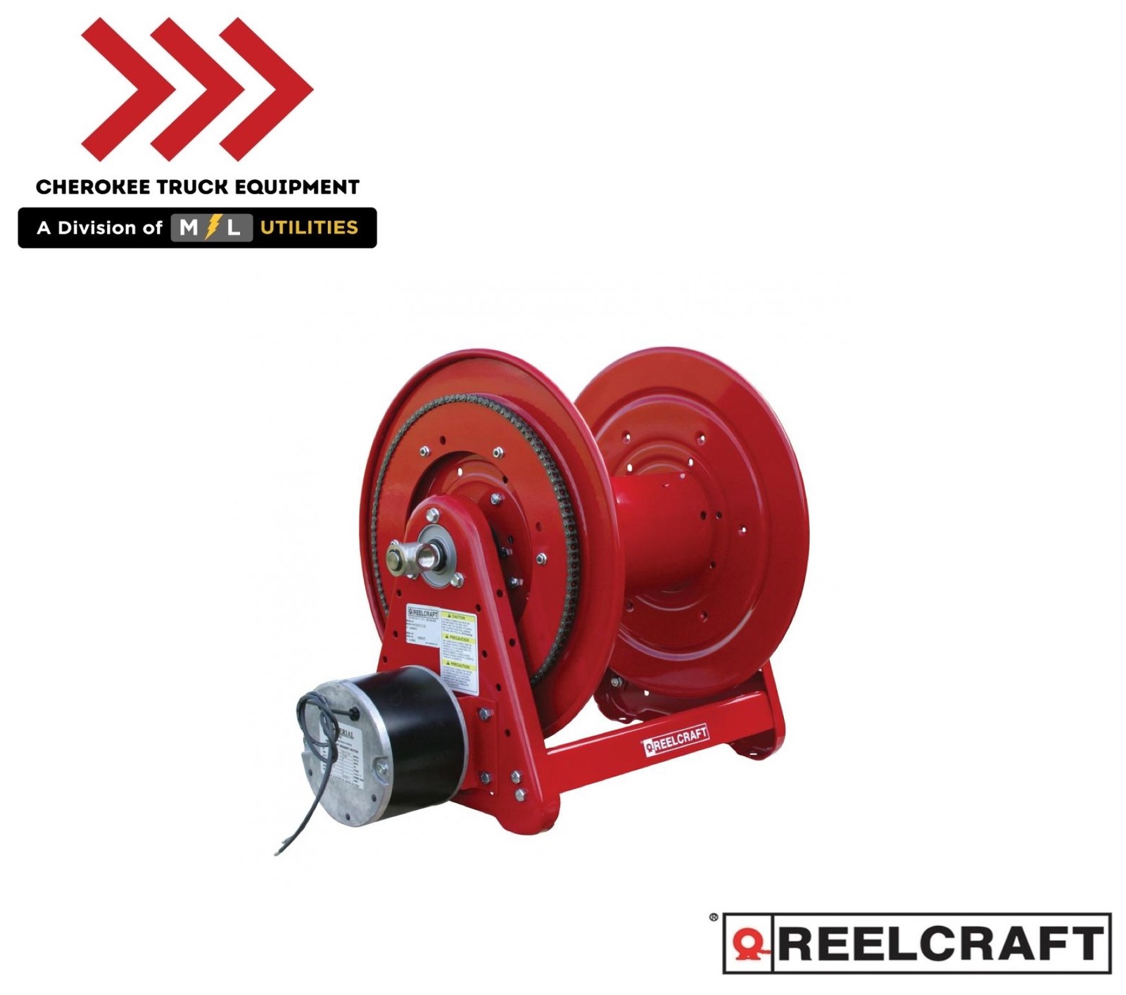 Reelcraft EH37118 L12D, 1 in. x 100 ft. Premium Duty 12 V DC Motor Driven Hose