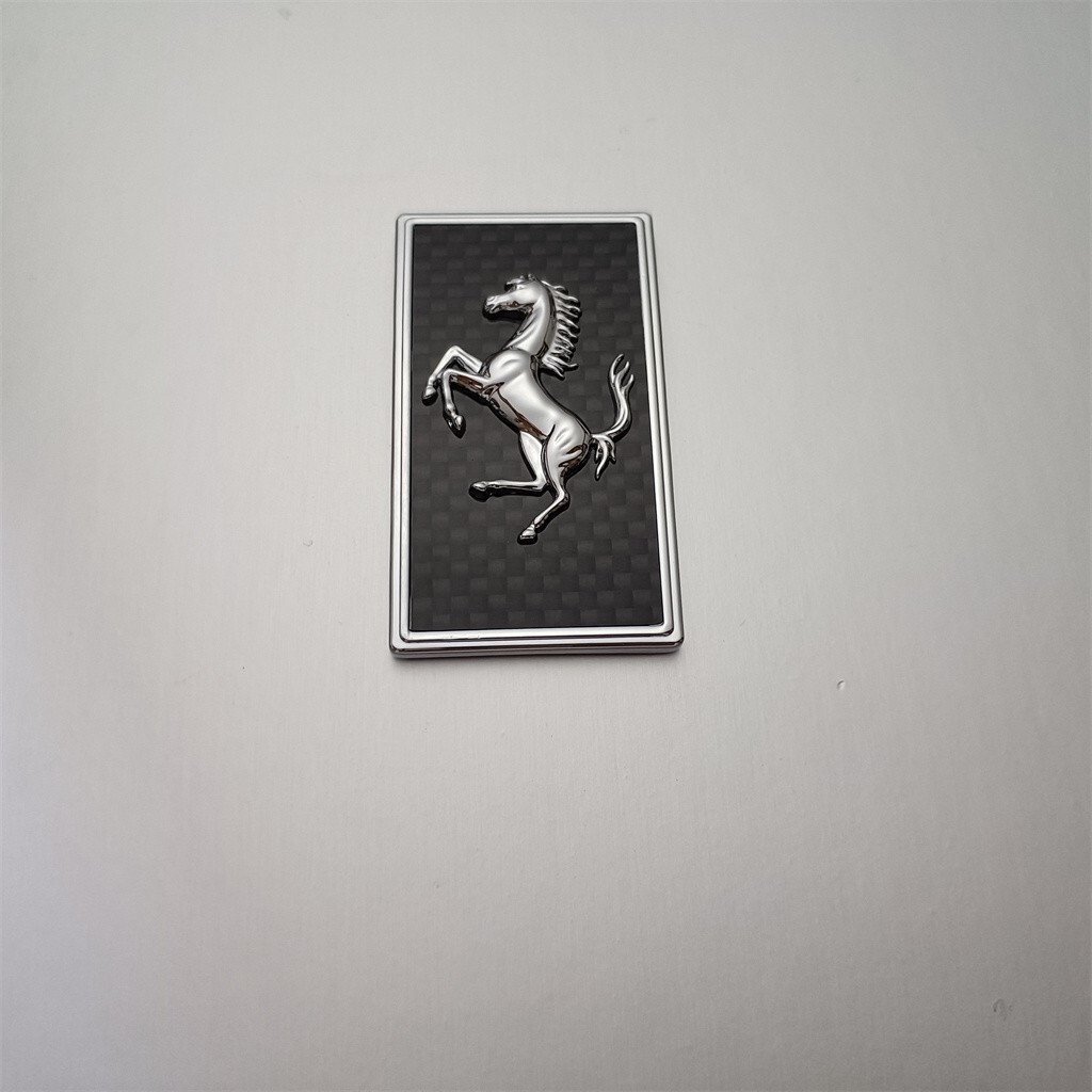 Ferrari 458/488/599/F12/599/612/430/California Carbon Fiber Hood Emblem Badge Ferrari 458/488/599/F12/599/612/430/California Carbon Fiber Hood Emblem Badge