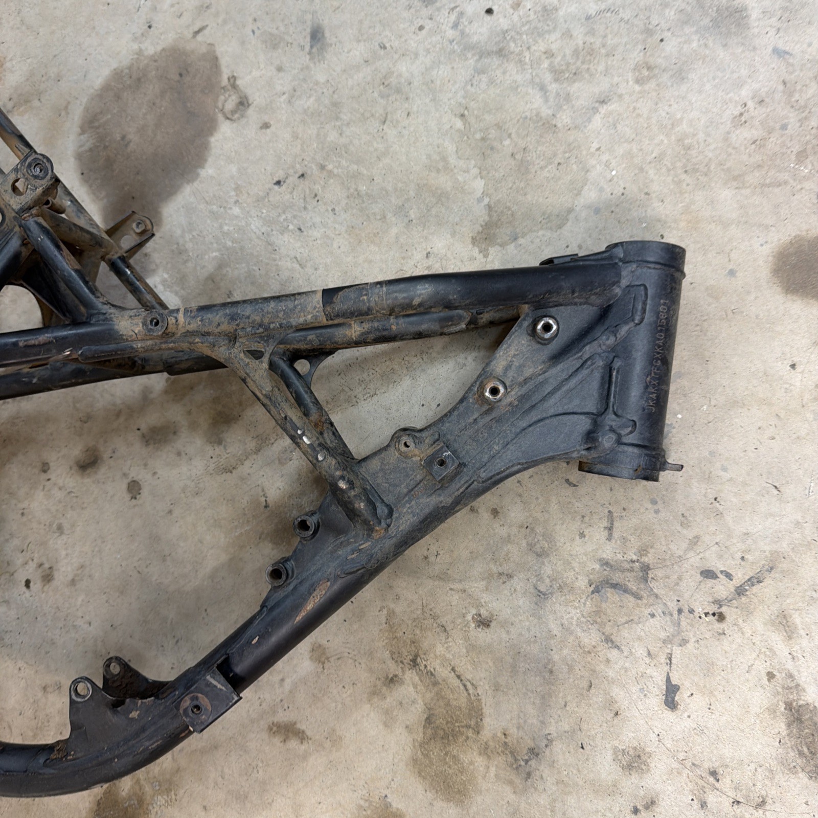 14 - 21 KAWASAKI KX 85 100 OEM MAIN FRAME CHASSIS CLEAN VIN 