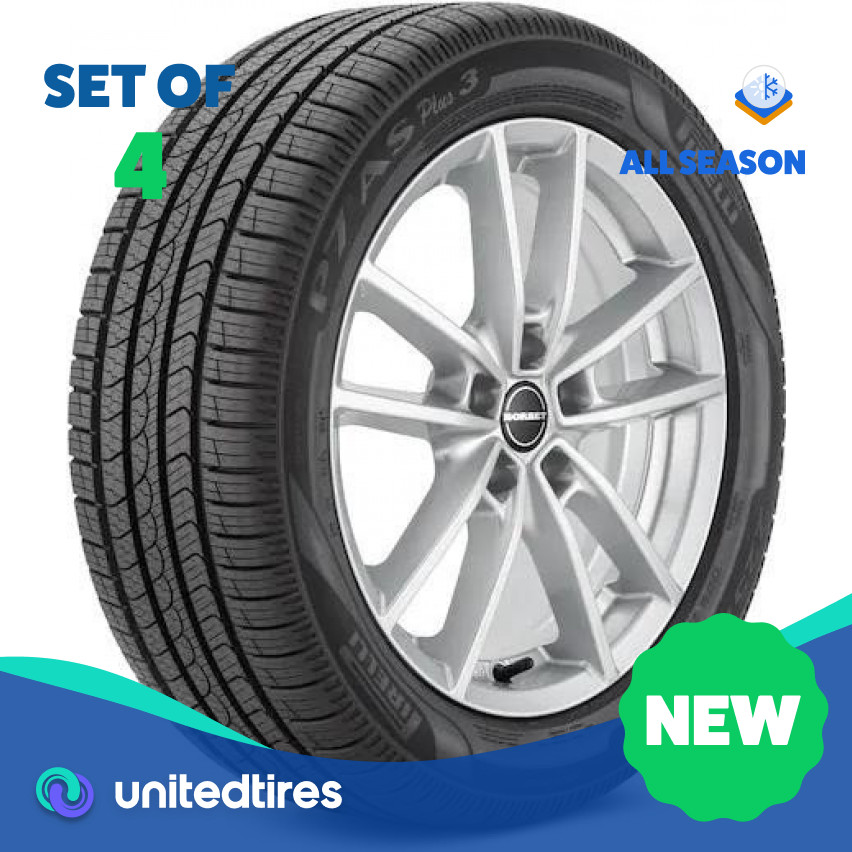Set of (4) New P 245/40R20 Pirelli P7 AS Plus 3 99V
