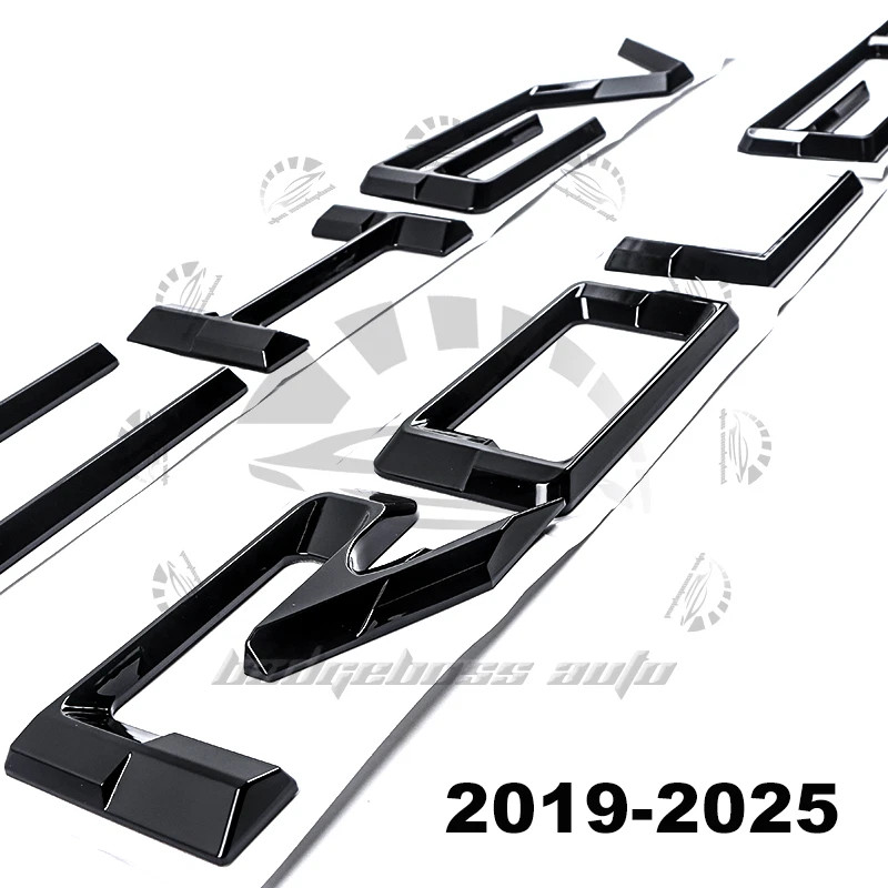 3D RAISED TAILGATE LETTERS INSERT FOR SILVERADO 1500 2500HD 3500HD 19-26 EMBLEMS